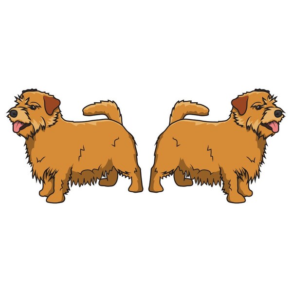 Signmission Norfolk Terrier Dog Decal, Dog Lover Decor Vinyl Sticker D-24-Norfolk Terrier - main